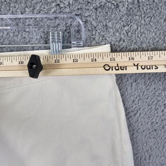 J. McLaughlin Women's White Ankle Side Zip Pants Size 6 - Picture 10 of 13